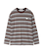 【HOMME】レーヨンマルチボーダーロンT