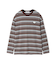【HOMME】レーヨンマルチボーダーロンT