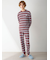 【HOMME】レーヨンマルチボーダーロンT