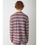 【HOMME】レーヨンマルチボーダーロンT