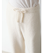 【HOMME】パウダーピケロゴロングパンツ