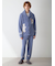 【HOMME】パウダーピケロゴロングパンツ