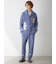 【HOMME】パウダーピケロゴロングパンツ
