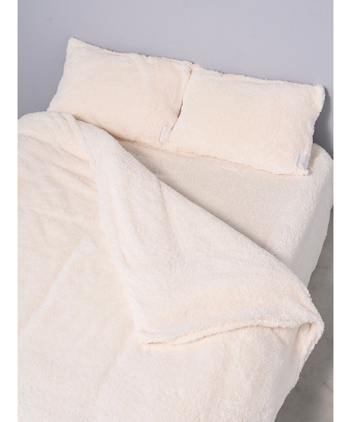 定価以下　ジェラートピケ　ボックスシーツ もこもこ シングル　ベージュ　敷布団 Sleep】モコモコ ボックスシーツ（シングル）(ボックスシーツ