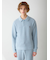【HOMME】ワッフルニットシャツ