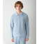 【HOMME】ワッフルニットシャツ