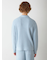 【HOMME】ワッフルニットシャツ