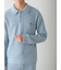 【HOMME】ワッフルニットシャツ
