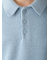 【HOMME】ワッフルニットシャツ