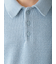 【HOMME】ワッフルニットシャツ