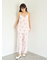 リボン柄ロングパンツ