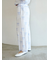 リボン柄ロングパンツ