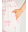 リボン柄ロングパンツ