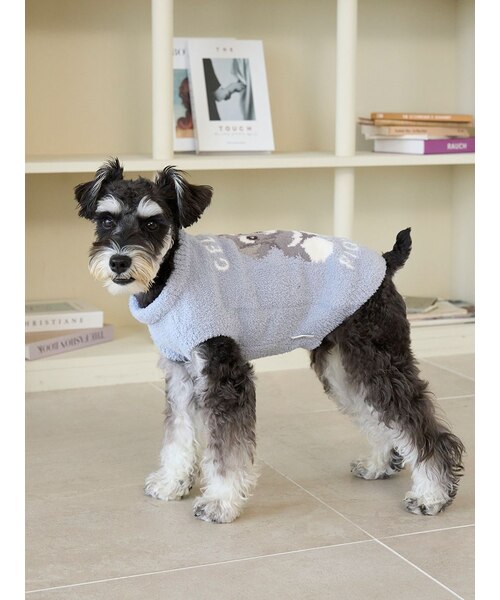 CAT&DOG】ベビモコシュナウザージャガードプルオーバー｜ジェラート