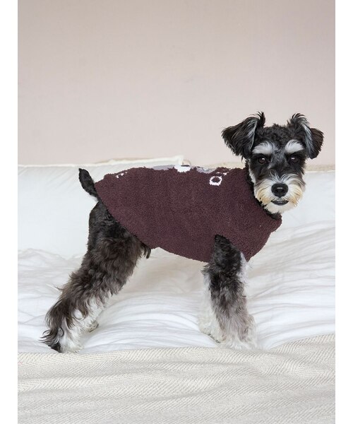 CAT&DOG】ベビモコシュナウザージャガードプルオーバー｜ジェラート