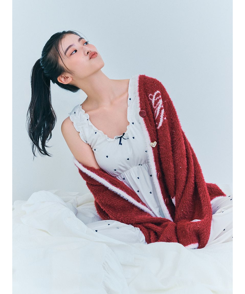 ラメフェザーカーディガン｜ジェラートピケの通販｜&mall（アンド