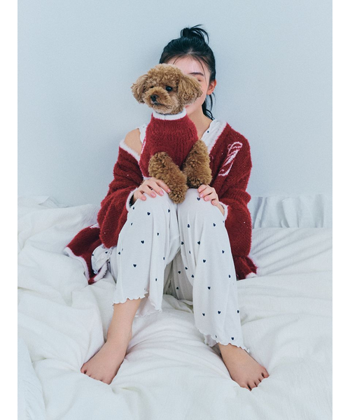 ラメフェザーカーディガン｜ジェラートピケの通販｜&mall（アンド