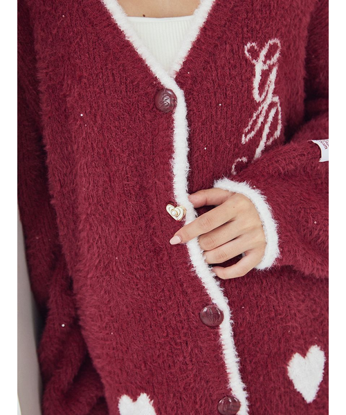 ラメフェザーカーディガン｜ジェラートピケの通販｜&mall（アンド