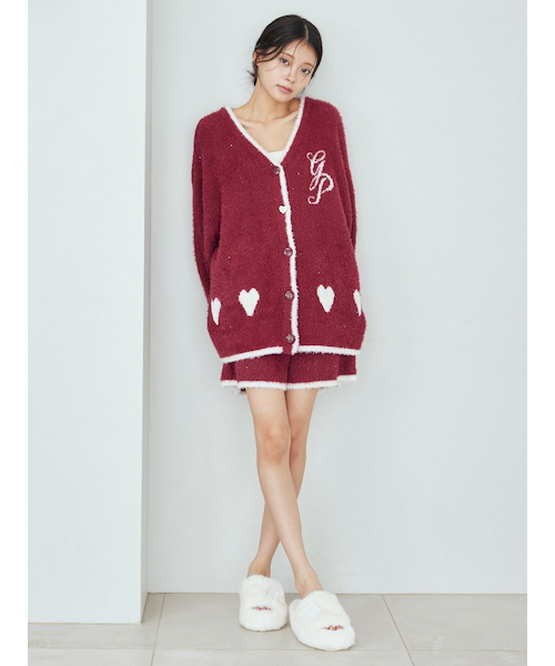 ラメフェザーカーディガン｜ジェラートピケの通販｜&mall（アンド