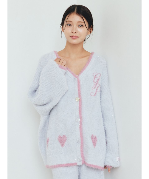 ラメフェザーカーディガン｜ジェラートピケの通販｜&mall（アンド