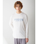 【HOMME】レーヨン天竺ロゴプリントロンT