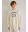 【HOMME】裏毛プリントプルオーバー