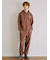 【HOMME】裏毛プリントロングパンツ
