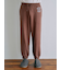 【HOMME】裏毛プリントロングパンツ