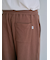 【HOMME】裏毛プリントロングパンツ