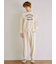 【HOMME】裏毛プリントロングパンツ