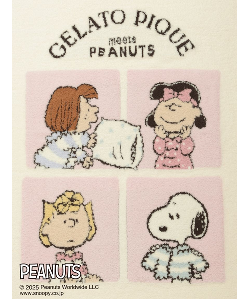 PEANUTS】オリジナルアートブランケット｜ジェラートピケの通販｜&mall