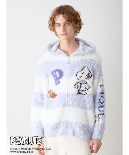 PEANUTS】【UNISEX】オリジナルアート ジャガードパーカ｜ジェラート