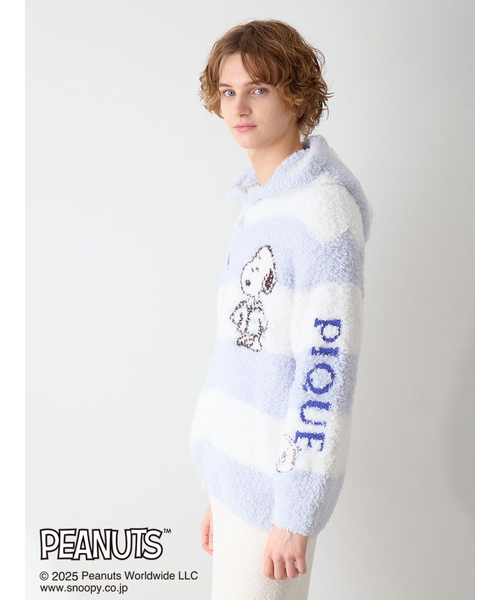 PEANUTS】【UNISEX】オリジナルアート ジャガードパーカ｜ジェラート