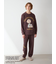 【PEANUTS】【HOMME】オリジナルアート ジャガードプルオーバー
