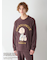 【PEANUTS】【ONLINE限定】【HOMME】オリジナルアート ジャガードプルオーバー＆ロングパンツセット