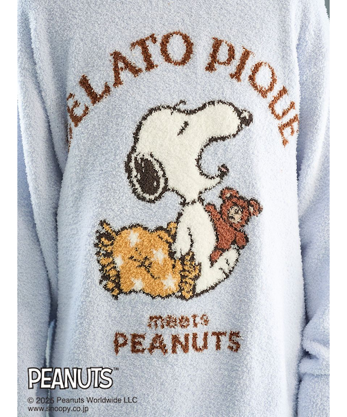 PEANUTS】オリジナルアート ジャガードプルオーバー｜ジェラートピケの