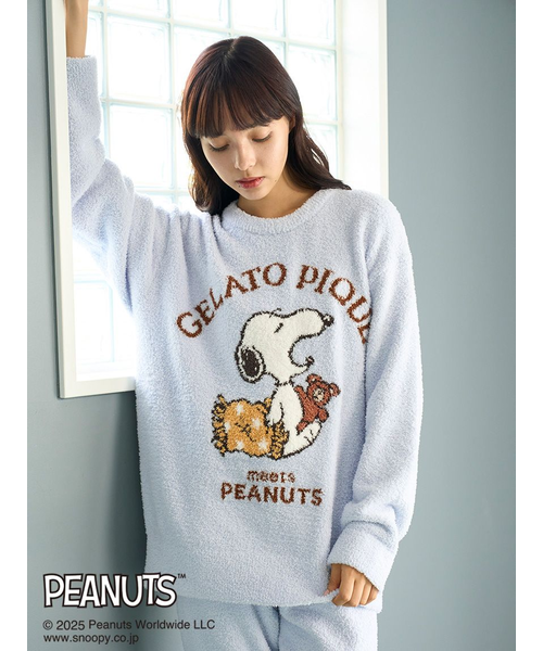 PEANUTS】オリジナルアート ジャガードプルオーバー｜ジェラートピケの