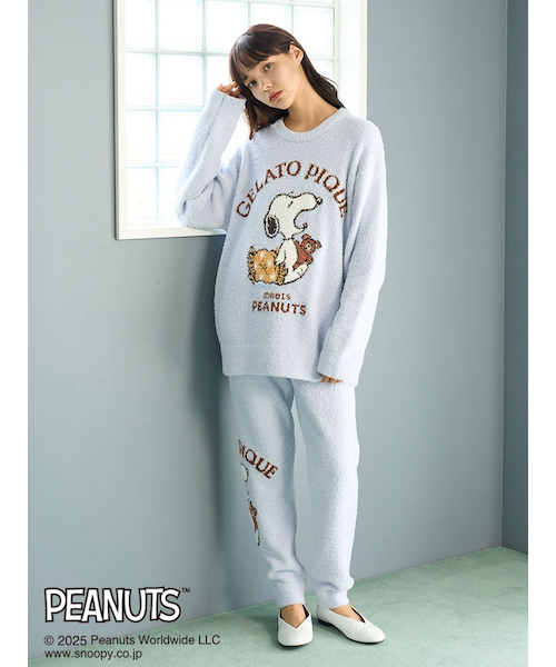 PEANUTS】オリジナルアート ジャガードプルオーバー｜ジェラートピケの