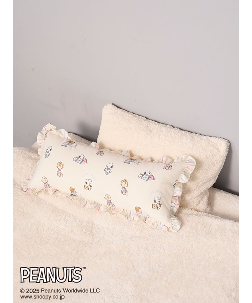 PEANUTS】オリジナルアート 総柄ロングピロー｜ジェラートピケの通販