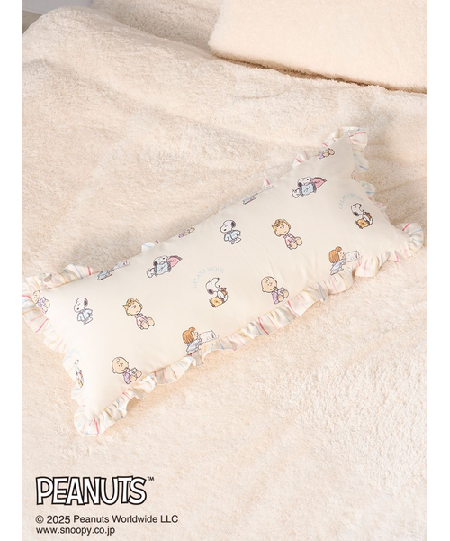 PEANUTS】オリジナルアート 総柄ロングピロー｜ジェラートピケの通販