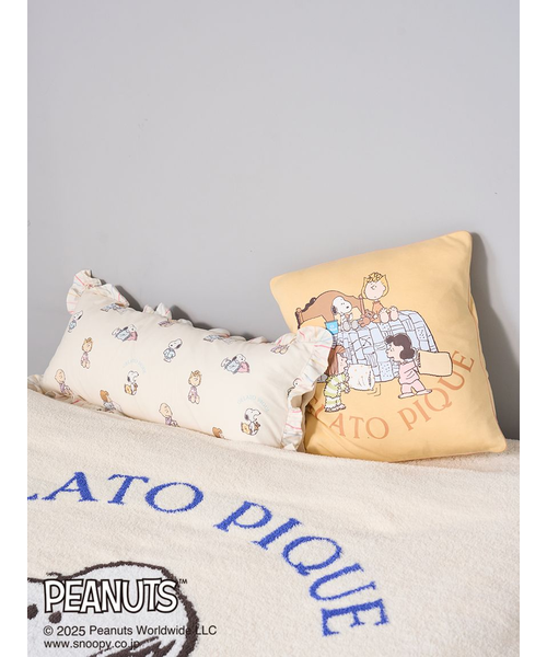 PEANUTS】オリジナルアート 総柄ロングピロー｜ジェラートピケの通販