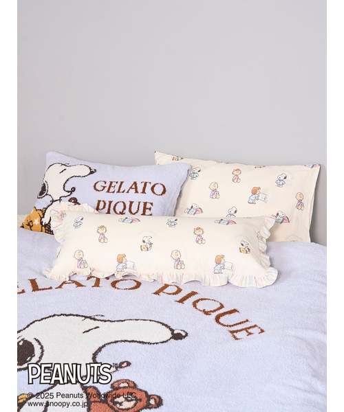 PEANUTS】オリジナルアート 総柄ロングピロー｜ジェラートピケの通販