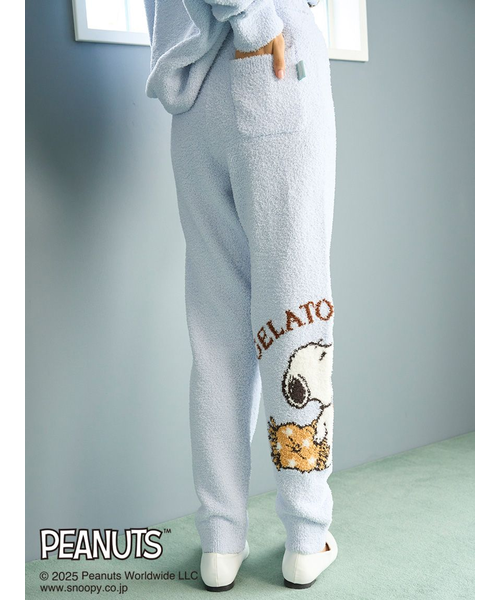 【PEANUTS】オリジナルアート ジャガードプルオーバー＆ロングパンツセット PEANUTS】【ONLINE限定】オリジナルアート ジャガードプルオーバー