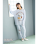 【PEANUTS】【ONLINE限定】オリジナルアート ジャガードプルオーバー＆ロングパンツセット