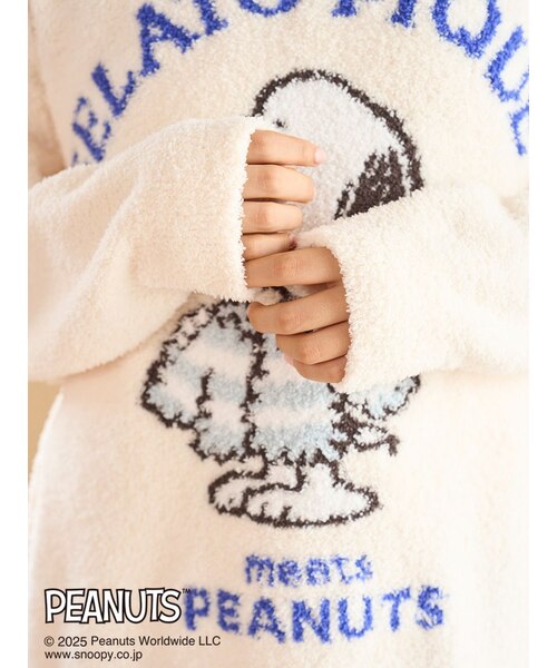 PEANUTS】【ONLINE限定】オリジナルアート ジャガードプルオーバー