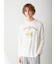 【HOMME】ベアラテワンポイントプリントロングTシャツ