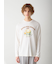 【HOMME】ベアラテワンポイントプリントロングTシャツ