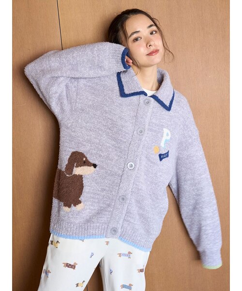 ベビモコダックスフンドジャガードカーディガン｜ジェラートピケの通販