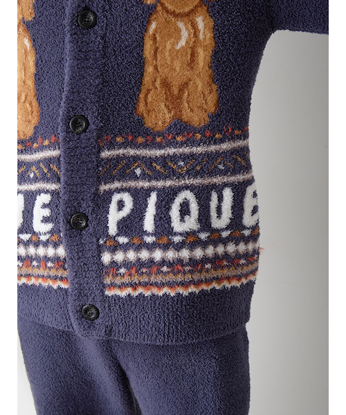 HOMME】 パウダーノルディック DOGジャガードカウチン｜ジェラートピケ