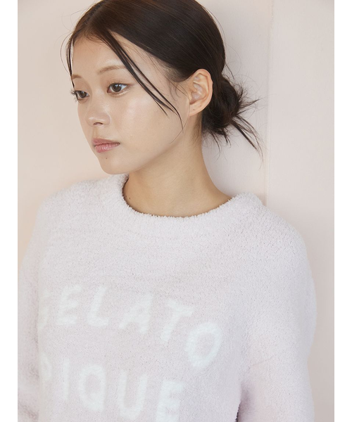 パウダーロゴジャガードプルオーバー＆ロングパンツセット｜ジェラート